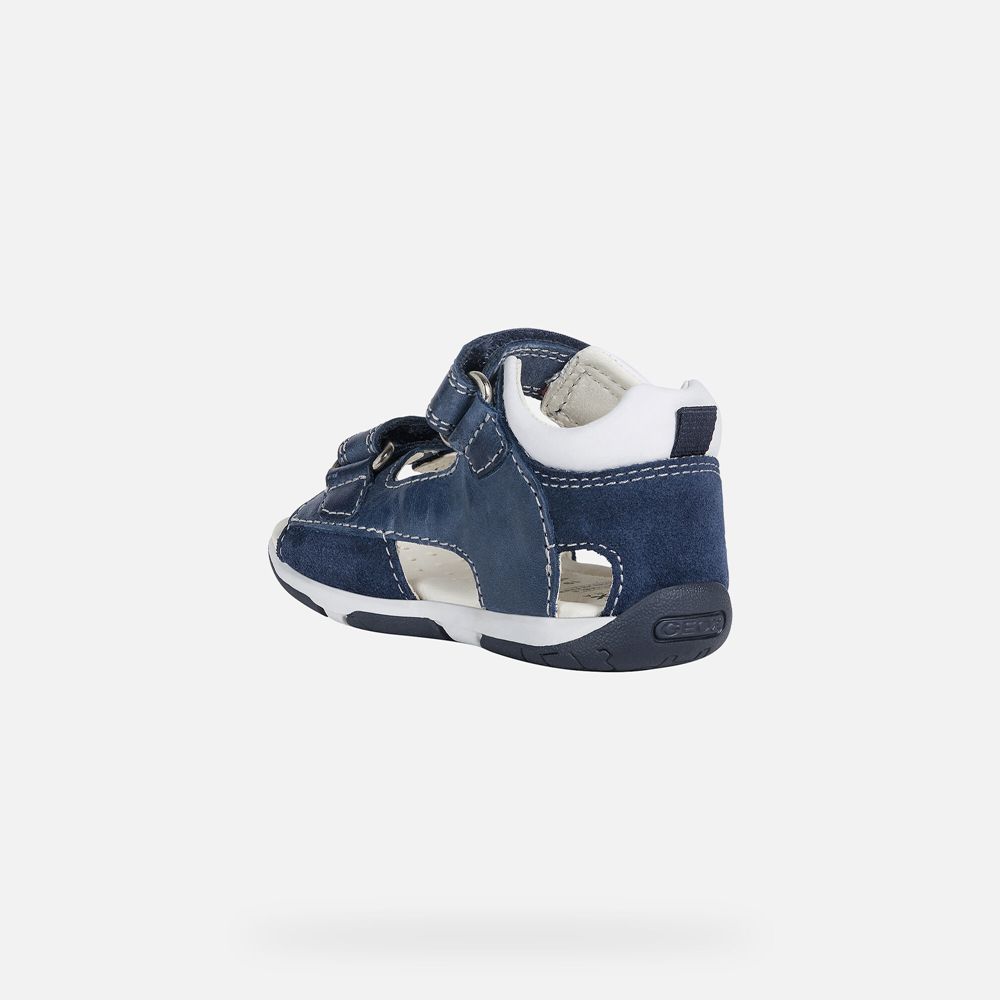 Sandalias Geox Bebe Azul Marinho - Tapuz Boy - ELDXT5260